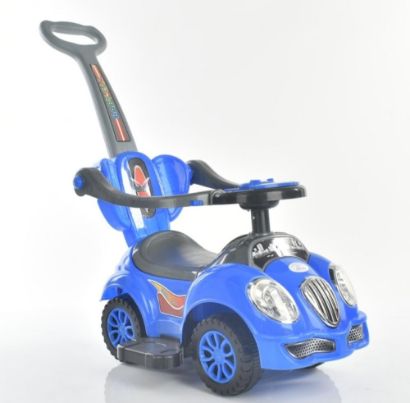 صورة مشاية أطفال بشكل سيارة رباعية الدفع - أزرق